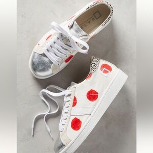 D.A.T.E. Red Twist Pois Sneakers EU 37